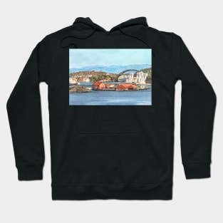 View of the Port of Stavanger Hoodie